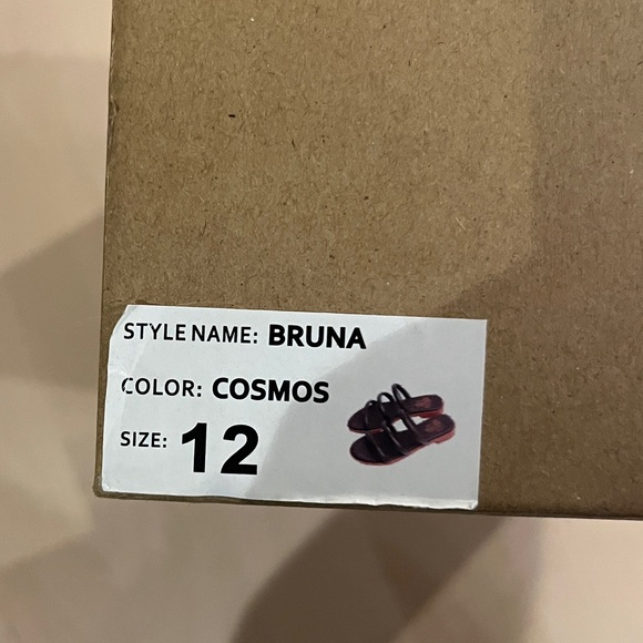 Charlotte Stone “Bruna” Sandals in Dark Brown “Cosmos” Color, Size 12 - Picture 7 of 9